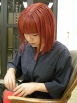 ハマモト ヤマ オオサカ(ハマモト Yama Osaka)&nbsp;ブリーチレッドカラー