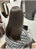 ブリーチなしオリーブグレージュシアカラーミディアム