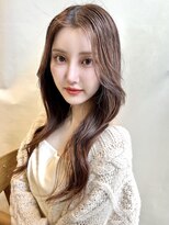 トリッカ シブヤ(TRICCA SHIBUYA) ロングヘア/ロングレイヤー/大きめウェーブ/前髪なし/韓国前髪