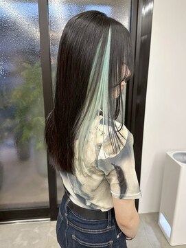 アンバー(UMBER) 京都西院/インナーカラー ブリーチ 髪質改善 ダブルカラー