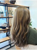 アンブレラカラーで白髪ぼかし(^^)