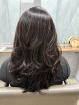 ネウィ 宮崎店(newi)&nbsp;華やかボリューム☆デジタルパーマ×レイヤーロングスタイル