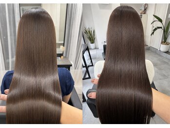 クローブ(CLOVE)の写真/【繰り返すカラーのダメージに。髪質改善で艶と柔らかさのある、触れたくなる美髪へ