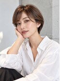 【藤枝】大人可愛い丸みショート×ショートボブ