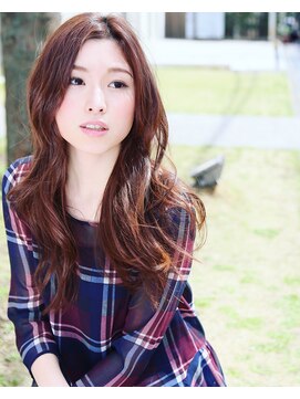 ロエナ(ROENA) 外ハネボブペールベージュセクションカラーグラデーションカラー