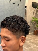 ボヌール ヘアーワークス(Bonheur hair works)&nbsp;ベリショー×ワイルドパーマ×ウェットスタイリング