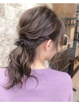 ウノプリール 茶屋町店(unopulir) 【unopulir永尾】透明感アッシュ☆こなれアレンジstyle