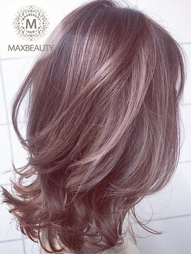 マックスビューティーギンザ(MAXBEAUTY GINZA)　 【話題のレイヤースタイル】☆ピンクヴェール