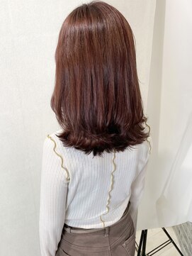 プラグ バイ ネオリーブ(plug by neolive) ピンクブラウン♪ブリーチ無し♪ショコラベージュ/ボブルフ