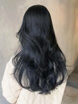 アイティー バイ アルバム 中野店(IT by ALBUM) グレーブルーレイヤーカット_アースカラーくびれ_ba378253