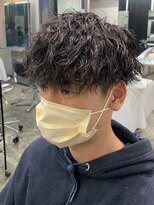 メンズヘアトーキョー 原宿(MEN'S HAIR TOKYO) ツイストパーマ/ツーブロック/黒髪