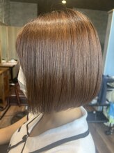 アンドブルー(and BLUE) リアルお客様ヘアスタイル☆シンプルボブ