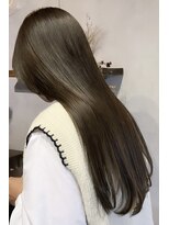 リフ デザイン ラボ(riff design labo) オリーブベージュ/ロング/髪質改善