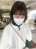 前髪パーマ強めパーマくるくるパーマ