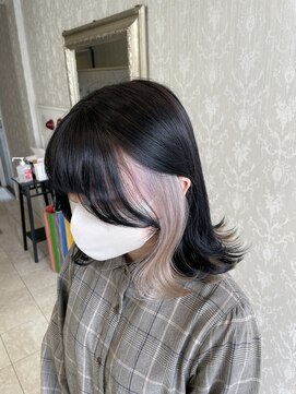 アルス 京都烏丸(ARS) ホワイトベージュインナー#ホワイトベージュ#インナーカラー