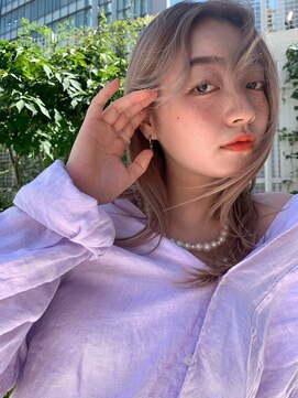 アンアミ シブヤ(Un ami shibuya) ハイトーンカラー/ミルクティーベージュ