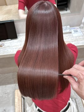 ジーナ 船橋(Zina) 髪質改善*くびレイヤーピンクベージュ*美髪【Zina石井】