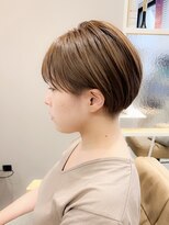 グロウ バイ フェイス(GLOW by face) 20代30代40代サンドベージュカリアゲマッシュショート  ke001