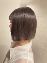 リコ ヘアアンドリラクゼーション 名駅店(LICO HAIR＆RELAXATION) ［LICO］前下がりの切りっぱなしボブｂｙ森魅久菜