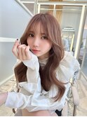 大人可愛い韓国ヘア くびれヘア レイヤーカット シースルー