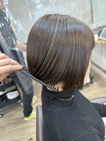 ヘアーリゾートガーデンバイトロント 船橋法典店(Hair Resort Garden by Toronto) カーキベージュ×ボブ【船橋、西船橋、市川大野、新船橋、塚田】