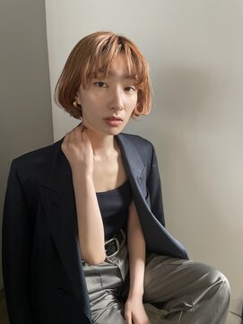 ボルタノット(volta∞knot) 【AYA】ミニボブ★オレンジベージュ