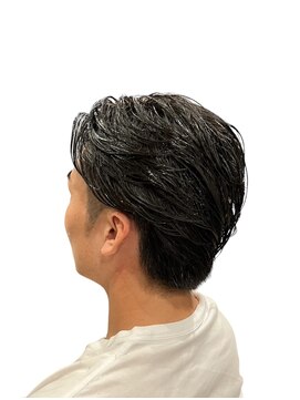 銀座マツナガ 神田店 20代30代ジェルセットビジネス七三ツーブロック