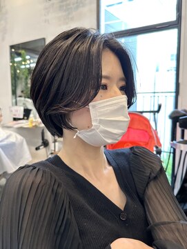 ベル 銀座5丁目店(Belle) 短めが苦手な方へ。美髪毛流れショート