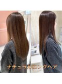 ナチュラルロングヘアスタイル