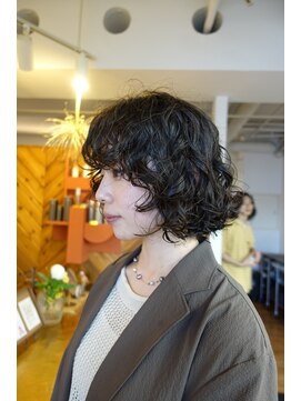 エルマノ 仙川(L mano) 癖毛風ボブパーマ