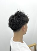 ツーブロック/フェード/刈り上げ/ツイストパーマ/束感ショート