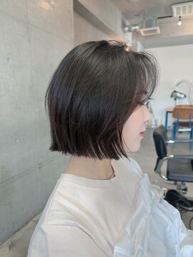 ナループロア ルームー(Nalu pu loa ROOMOO) そとはねタッセルカット/タッセルカット/タンバルモリ/韓国ボブ