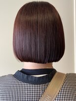 シリ アンド ブラント(siri and brunt)&nbsp;【髪質改善】ぱつっとボブ×チェリーレッド