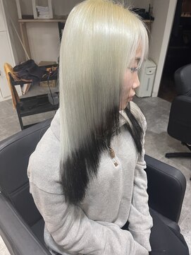 ラフ 難波店(LAFF) #着物#メルティカラー#フェミニンロング#ウェーブミディアム