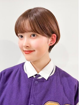 アルバム 池袋(ALBUM) マロンベージュメルティカラー似合わせカット_ba508501