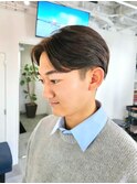 センターパート　韓国ヘア　韓国風