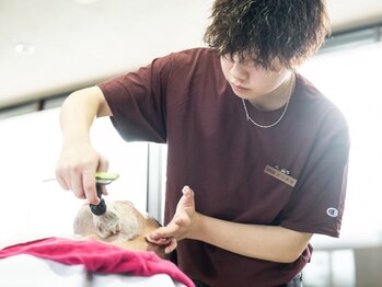 エルデ(ERDE)の写真/【男の新常識！】デキる男の贅沢ケア…★《カット＋ホットミントスパ＋シェービング＋眉カット¥6600》