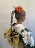 成人式ヘアセット/卒業式ヘアセット/ポニーテール