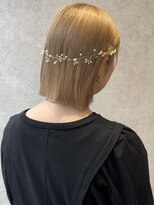 ラミエバイメルト 下北沢(lamie by melt)&nbsp;花田/ヘアセット結婚式お呼ばれヘアアレンジボブ下北沢