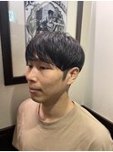ショート2ブロックニュアンスパーママッシュセンターパート
