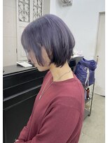 アンリ(Anli)&nbsp;【tomomi＊ラベンダーグレー　ブリーチカラー　パープル】