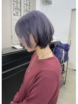 アンリ(Anli) 【tomomi＊ラベンダーグレー　ブリーチカラー　パープル】