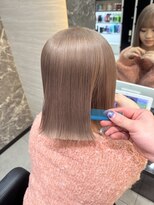 ラピス 大阪アメ村店(Lapis)&nbsp;暖色ミルクティー×ボブ