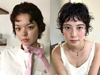 トーカ(tohka)の写真/顔まわりのバランスで印象は大きく変わる。パーマと相性の良い似合わせデザインを提案します。