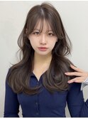 韓国ヘア/レイヤーカット/巻き髪/顔周りカット/原宿