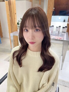 アールイー(Re:) レイヤーカット　×  ブラウンベージュ