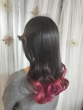 クリーム(Cream) ヘアカラー・グラデーションピンク