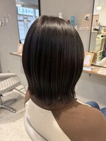 ハイレート ウニクス川越店(Hairate)&nbsp;切りっぱなしボブ×アッシュカラー