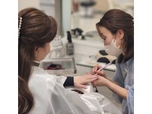 アクシス 三軒茶屋本店(AXIS)の雰囲気（ネイル（ハンド・フット）とヘアの同時施術が可能！時短に！）