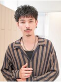 メンズショートヘア メンズニュアンスパーマ ピンパーマ